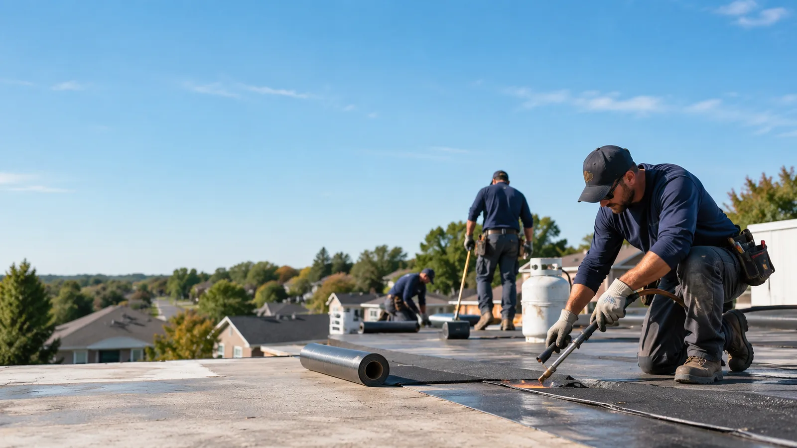 Flat Roof Leak Repair providers in Quinter, KS